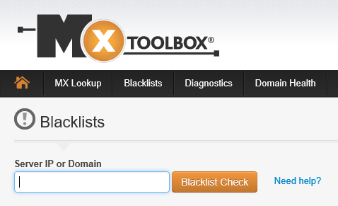 On MxToolbox you can quickly check whether your mail server is blacklisted.