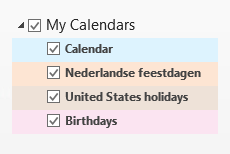 My Calendars - Personal Calendar, Birthdays Calendar and Holiday Calendars