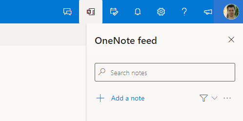 Via Sticky Notes and OneNote, you can see, edit and add Notes in your Outlook mailbox.