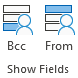 Show Fields: Bcc and From