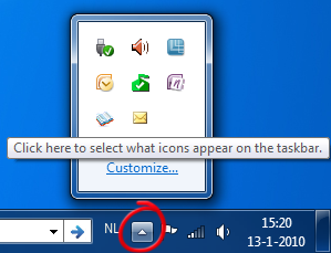 Customize your notifications in Windows 7